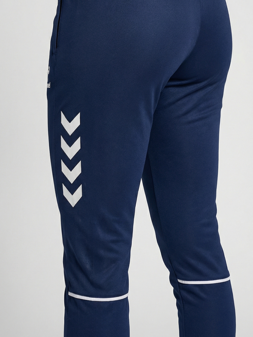 hmlCORE 2.0 TRAINING PANTS WOMAN, MARINE/WHITE, model