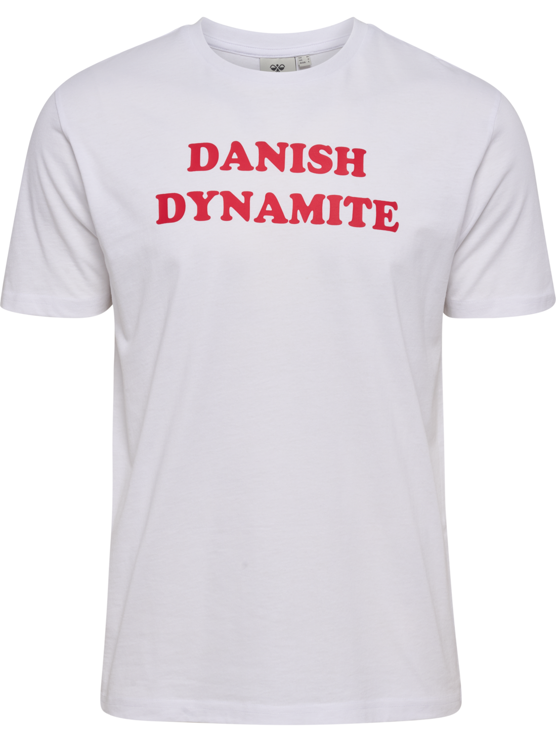 hmlPULSE GRAPHIC T-SHIRT S/S, WHITE/TANGO RED, packshot