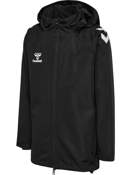 hmlLEAD 2.0 ALL-WEATHER JACKET KIDS, BLACK, packshot