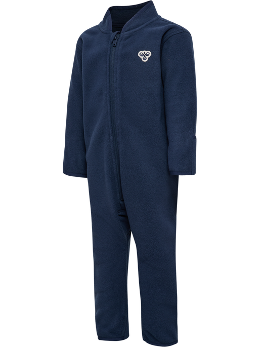 hmlMINI FLEECE ZIP SUIT BEE, DRESS BLUES, packshot