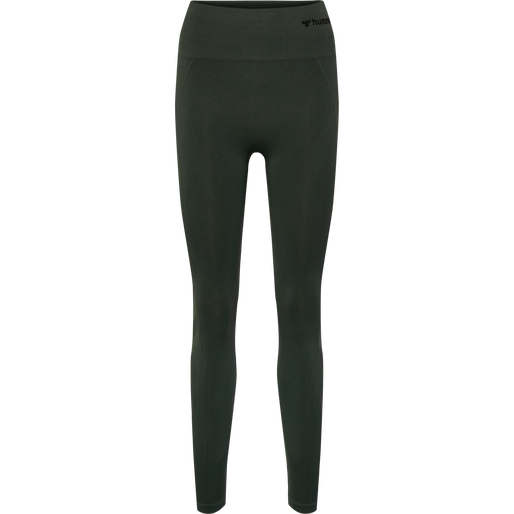 hmlTIF SEAMLESS HIGH WAIST TIGHTS, CLIMBING IVY hmlTIF SEAMLESS HIGH WAIST TIGHTS, CLIMBING IVY, packshot