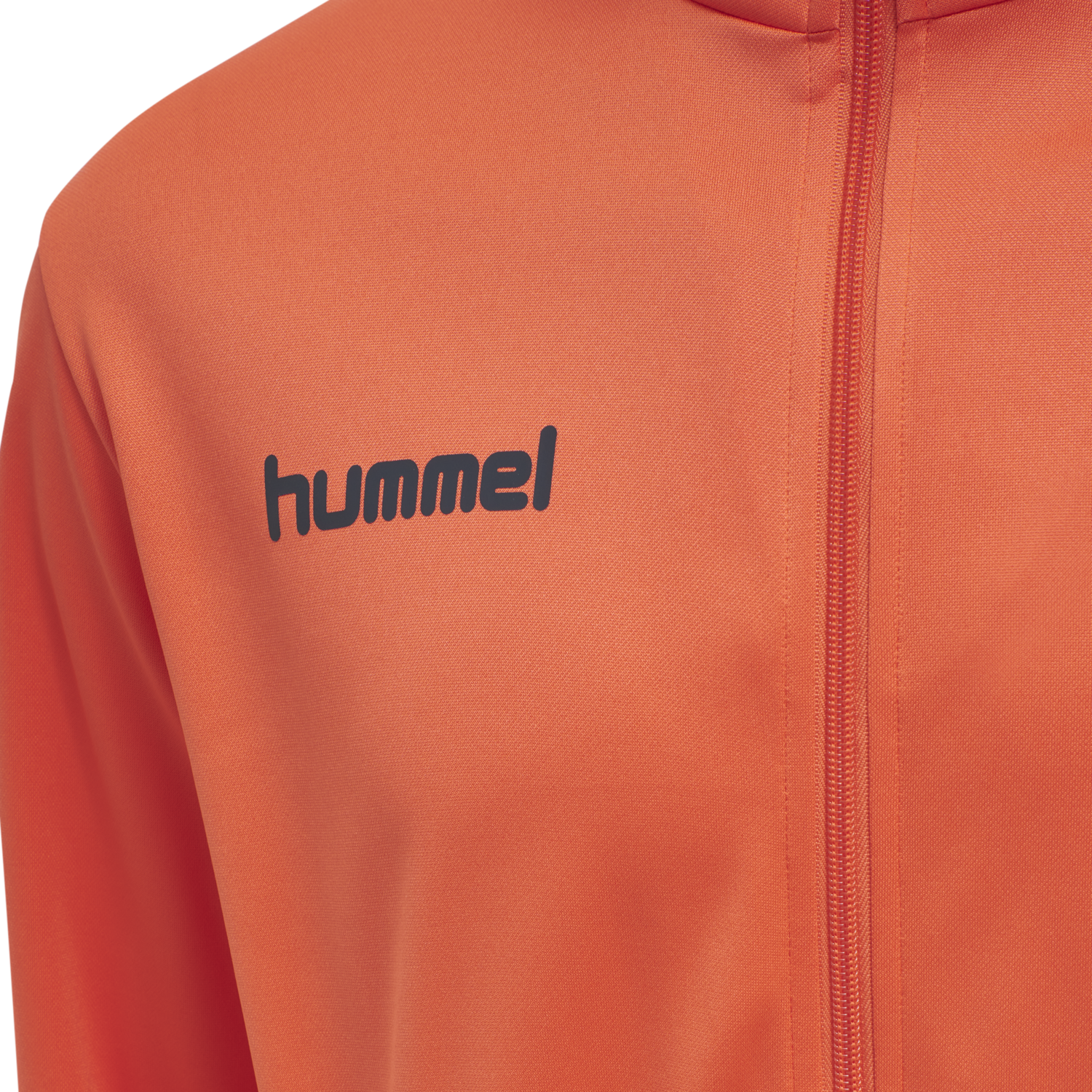 hmlPROMO POLY SUIT, NASTURTIUM/OMBRE BLUE, packshot