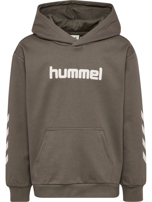 hmlJR LOGO HOODIE, DARK NIGHT hmlJR LOGO HOODIE, DARK NIGHT, packshot