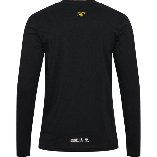 hmlAMNESTY T-SHIRT L/S, BLACK hmlAMNESTY T-SHIRT L/S, BLACK, packshot