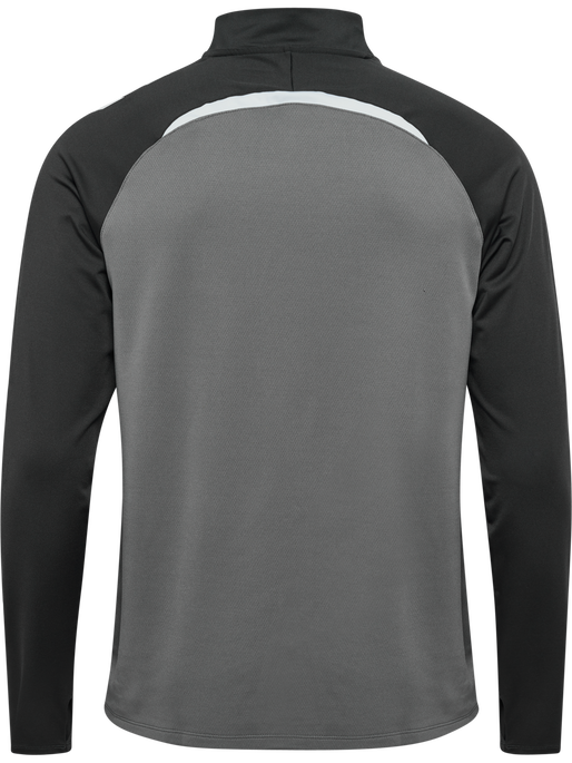 hmlLEAD 2.0 HALF ZIP, STEEL GRAY/ASPHALT, packshot
