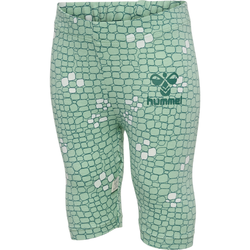 hmlZANZI TIGHTS CAPRI, SILT GREEN, packshot