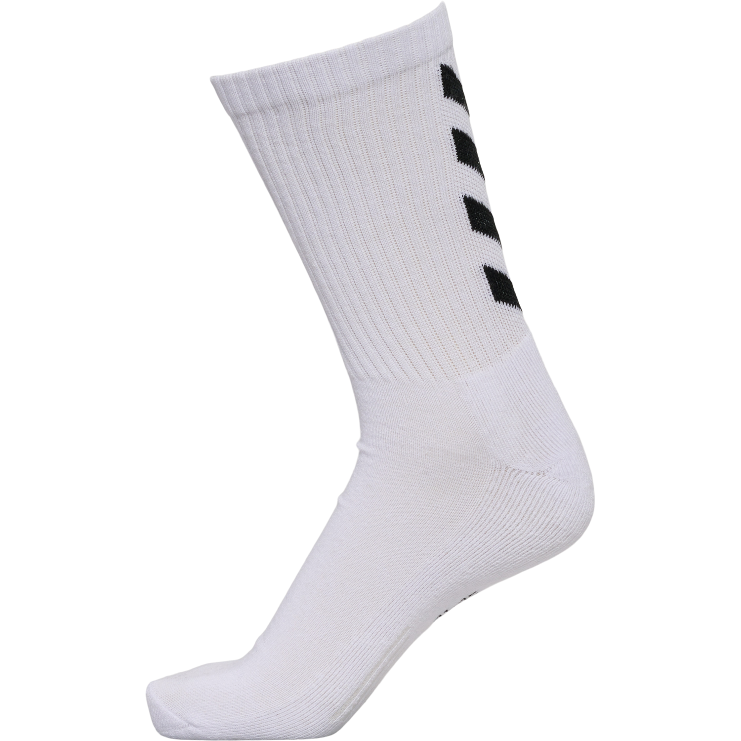 FUNDAMENTAL 3-PACK SOCK, WHITE, packshot