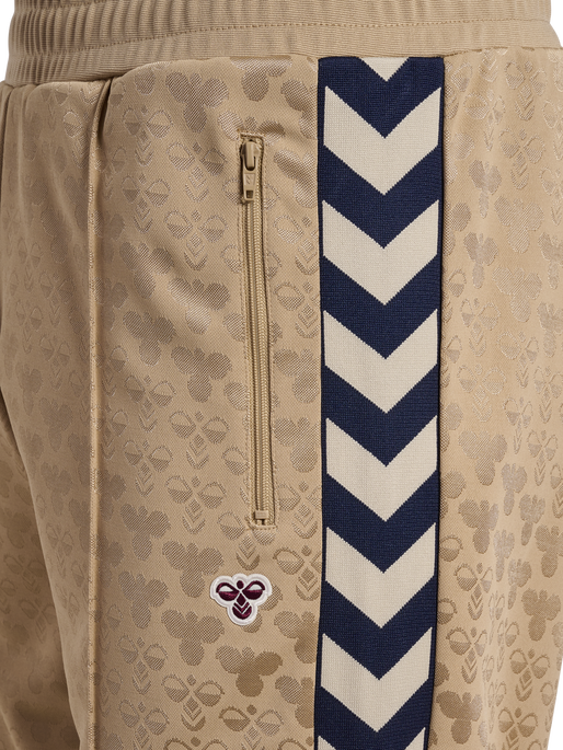 hmlARCHIVE REGULAR POLY PANTS AOP, CORNSTALK hmlARCHIVE REGULAR POLY PANTS AOP, CORNSTALK, packshot
