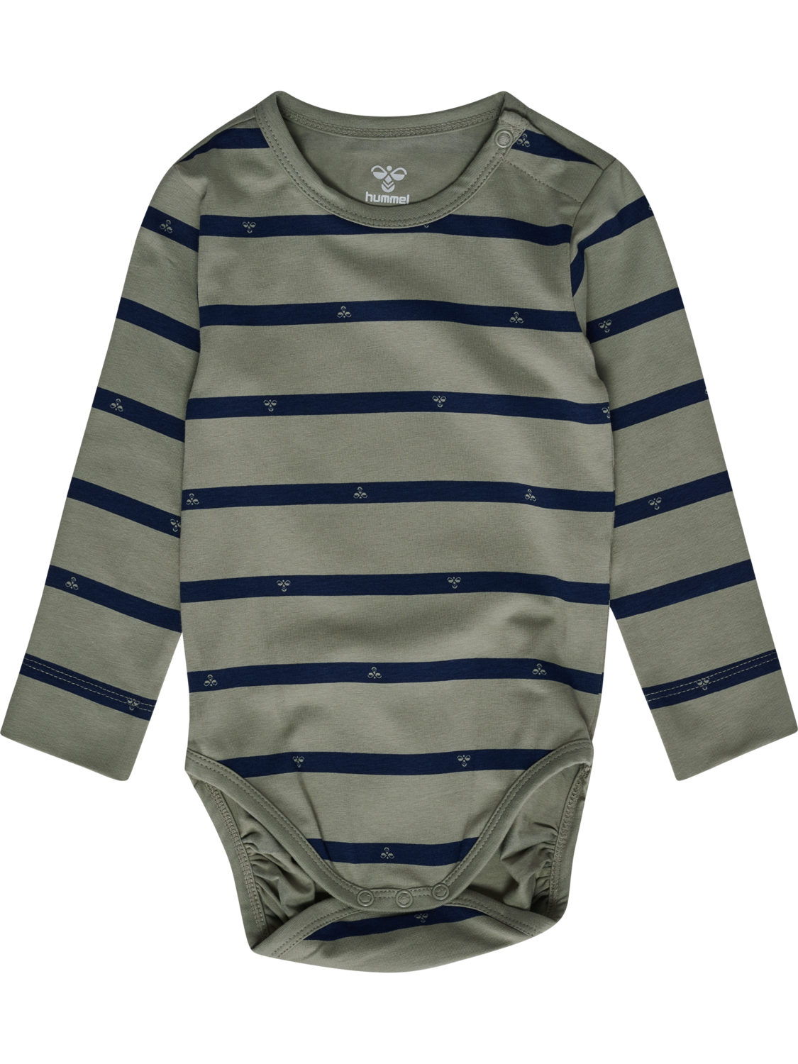 hmlMINI STRIPY BEE BODY L/S, SHADOW, packshot