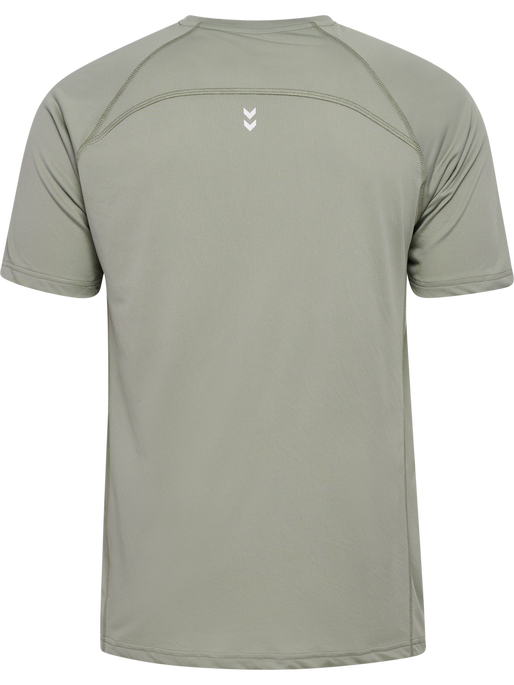 hmlPULSE WORKOUT T-SHIRT S/S, SEAGRASS, packshot