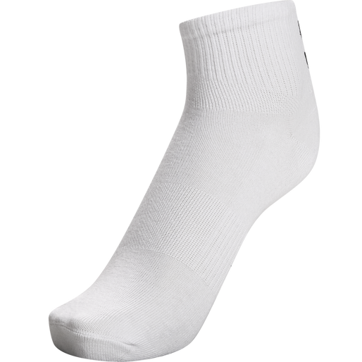 hmlCHEVRON 6-PACK  MID CUT SOCKS, WHITE/WHITE hmlCHEVRON 6-PACK  MID CUT SOCKS, WHITE/WHITE, packshot