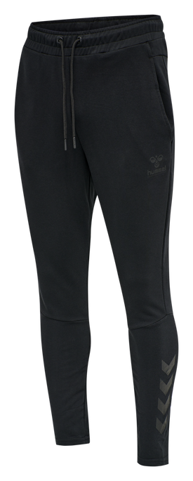 hmlISAM TAPERED PANTS, BLACK, packshot