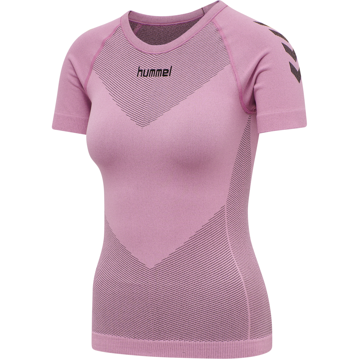 HUMMEL FIRST SEAMLESS JERSEY S/S W, COTTON CANDY, packshot