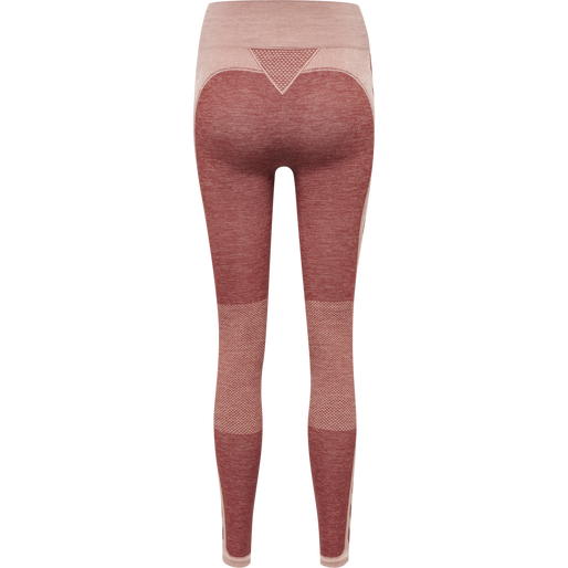 hmlCLEA SEAMLESS MID WAIST TIGHTS, WITHERED ROSE, packshot