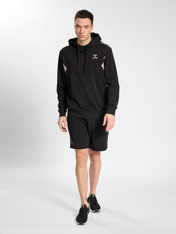 hmlSTALTIC COTTON SHORTS, BLACK, model