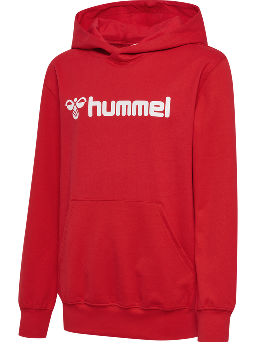 hmlGO 2.0 LOGO HOODIE KIDS, TRUE RED hmlGO 2.0 LOGO HOODIE KIDS, TRUE RED, packshot