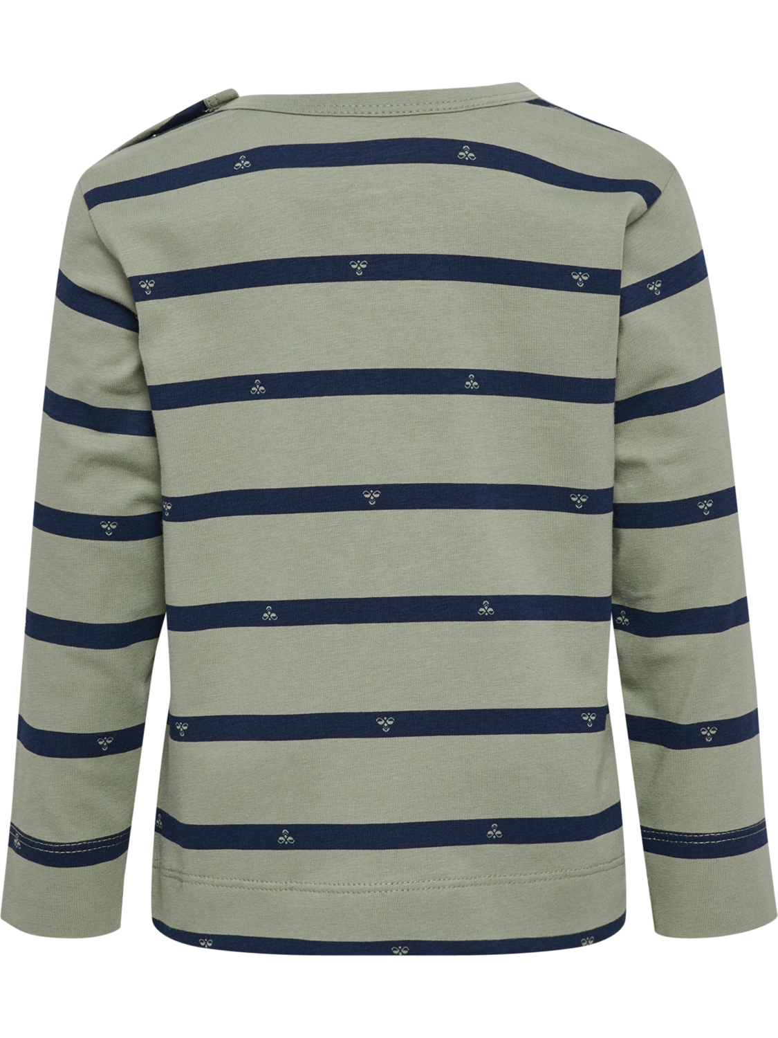 hmlMINI REG STRIPY BEE T-SHIRT L/S, SHADOW, packshot