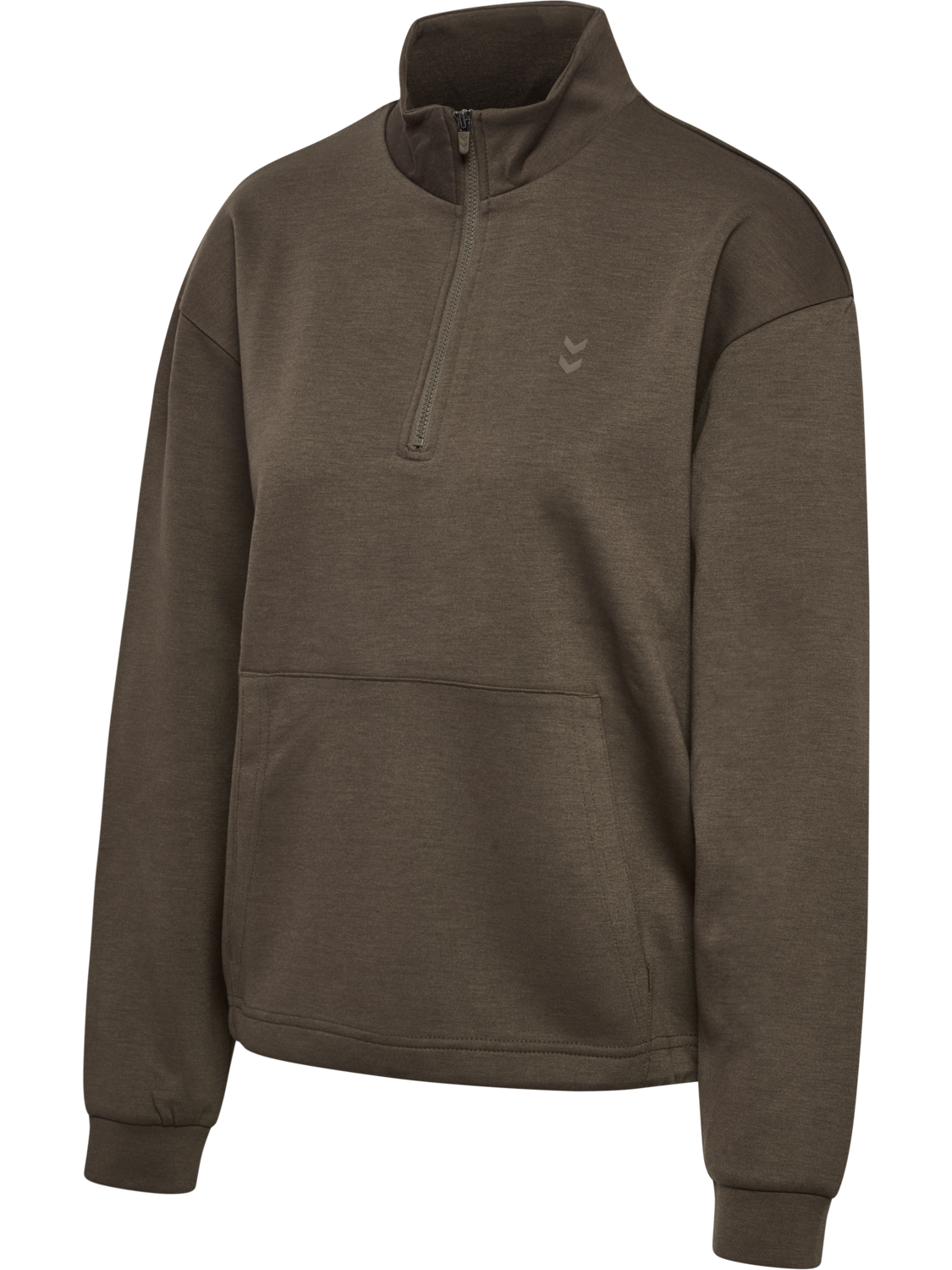 hmlYOGA SOFT HALFZIP W JACKET, MAJOR BROWN, packshot