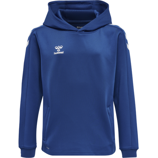 hmlCORE XK POLY KIDS SWEAT HOODIE, TRUE BLUE hmlCORE XK POLY KIDS SWEAT HOODIE, TRUE BLUE, packshot