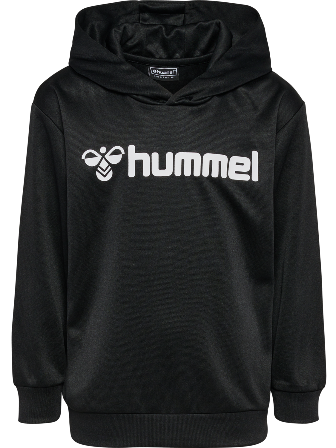 hmlLOGO HOODIE KIDS, BLACK, packshot