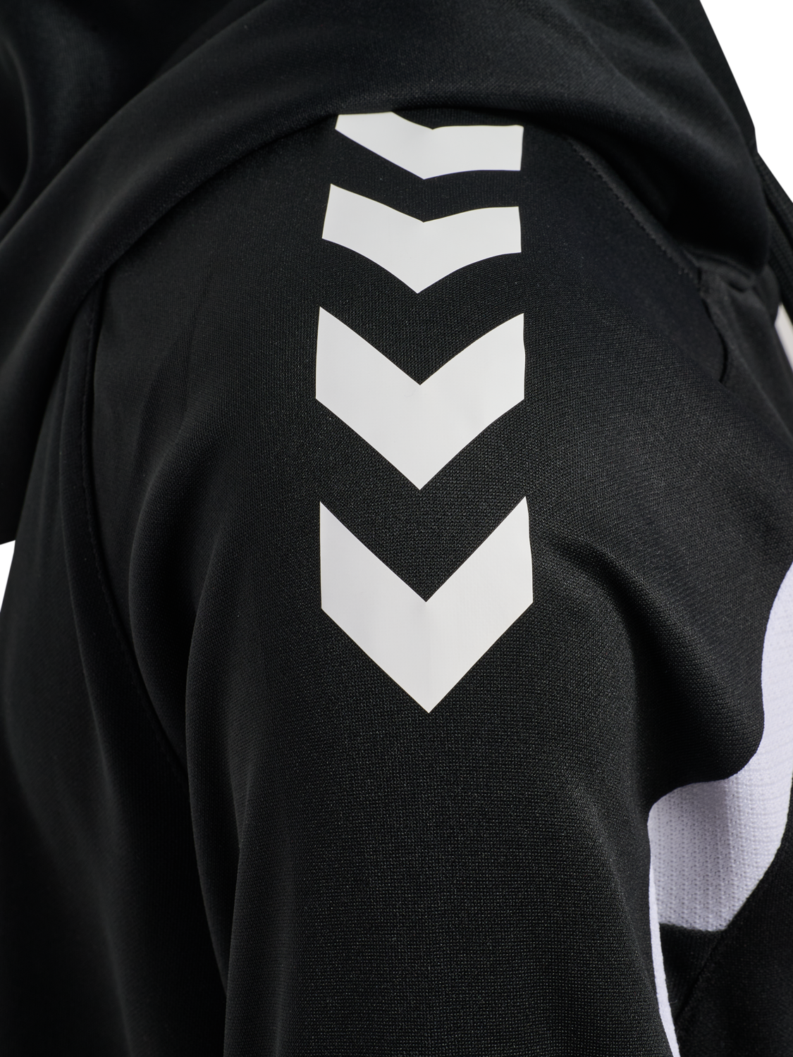 hmlCORE 2.0 ZIP HOODIE WOMAN, BLACK/WHITE, packshot