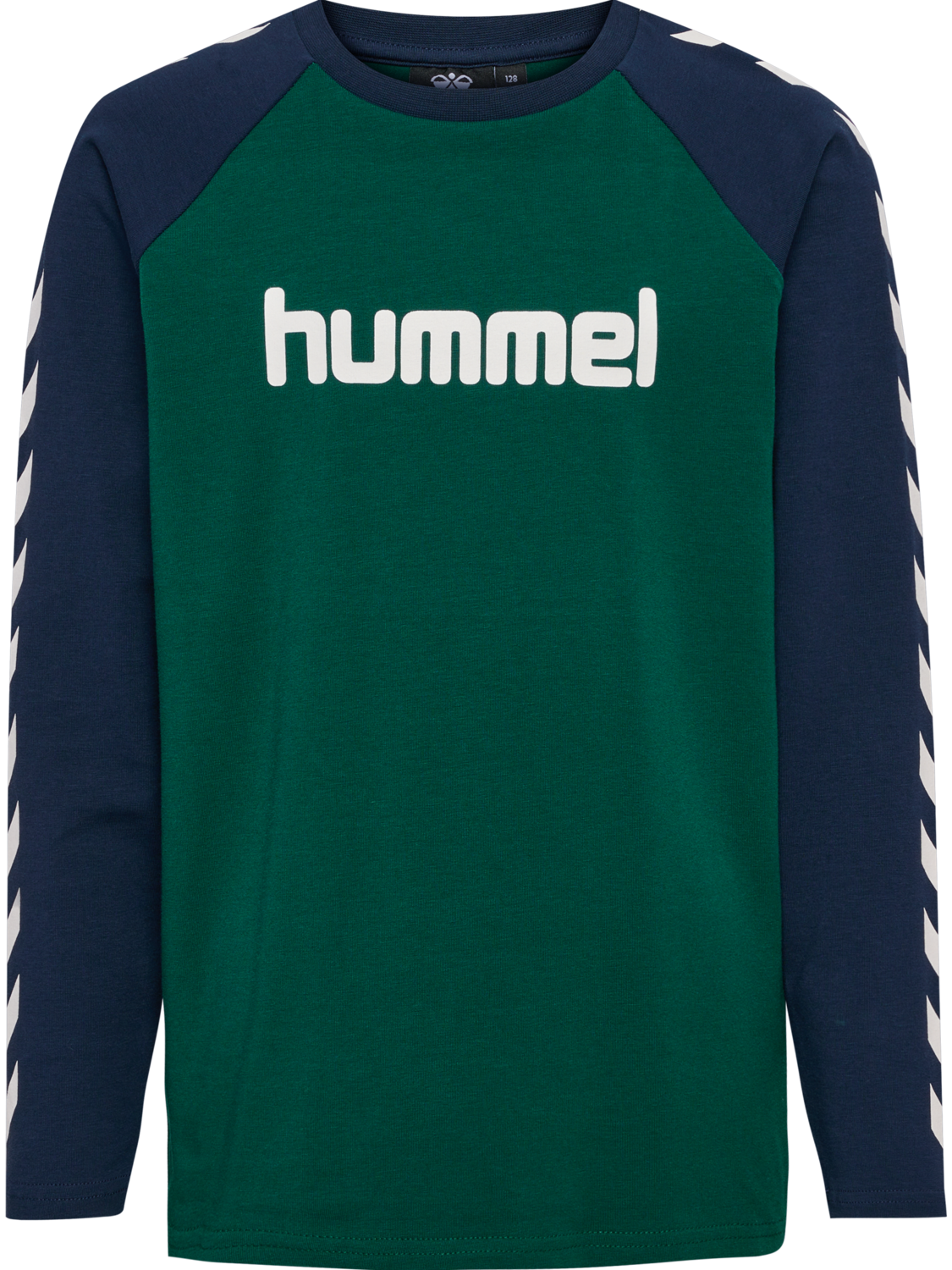 hmlBOYS T-SHIRT L/S, CAPULET OLIVE, packshot