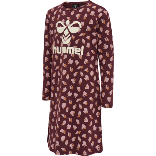 hmlCAROLINA NIGHT DRESS L/S, WINDSOR WINE hmlCAROLINA NIGHT DRESS L/S, WINDSOR WINE, packshot
