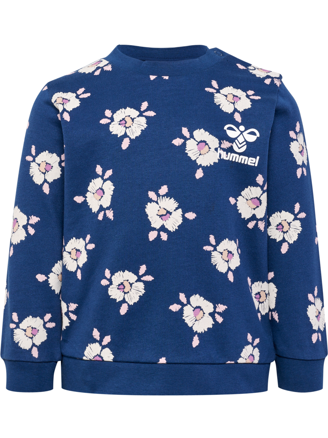 hmlBLOOM SWEATSHIRT, DARK DENIM, packshot