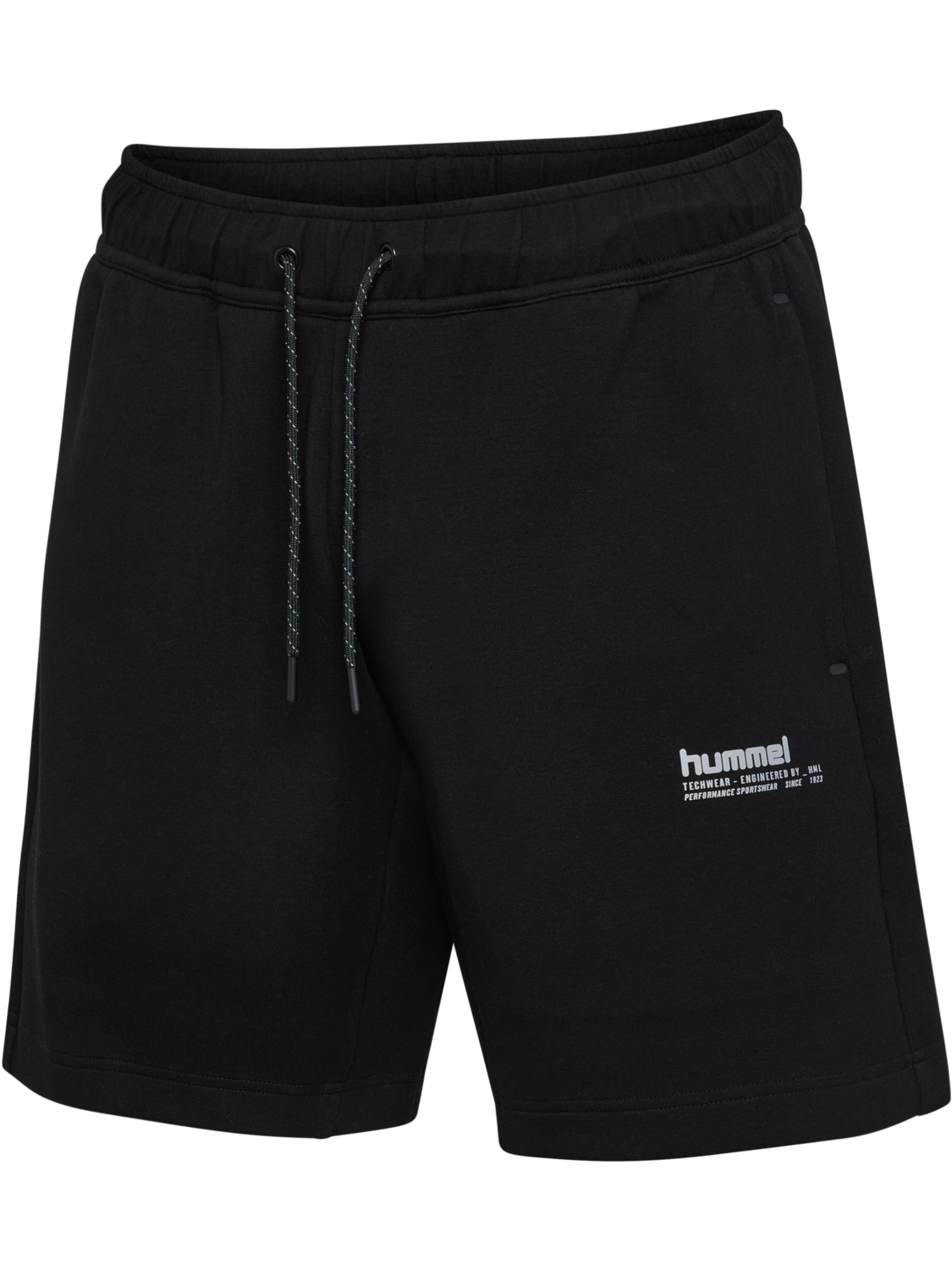 hmlTECH FLEECE SHORTS, BLACK, packshot