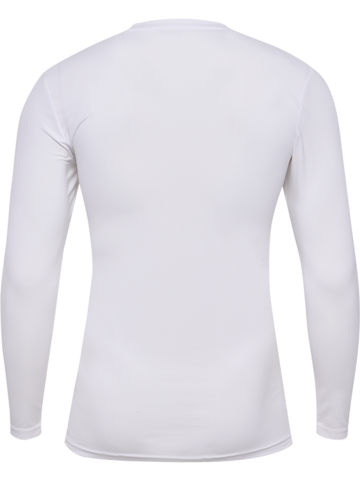 hmlBL ESSENTIAL TEE L/S, WHITE, packshot