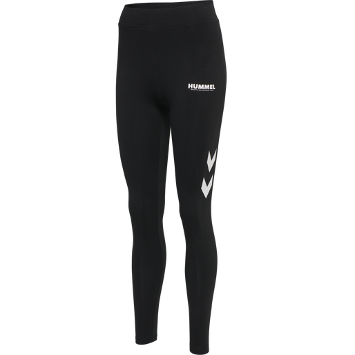 hmlLEGACY WOMAN HIGH WAIST TIGHTS, BLACK, packshot