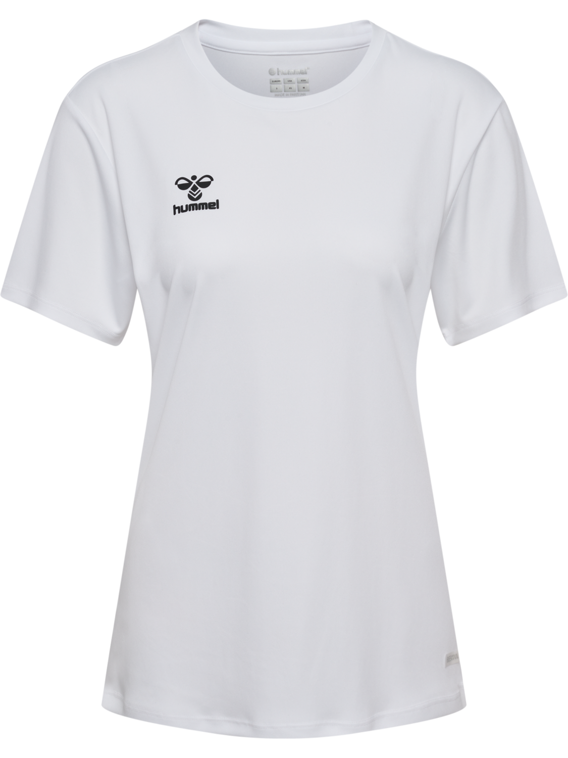 hmlESSENTIAL JERSEY S/S WOMAN, WHITE, packshot