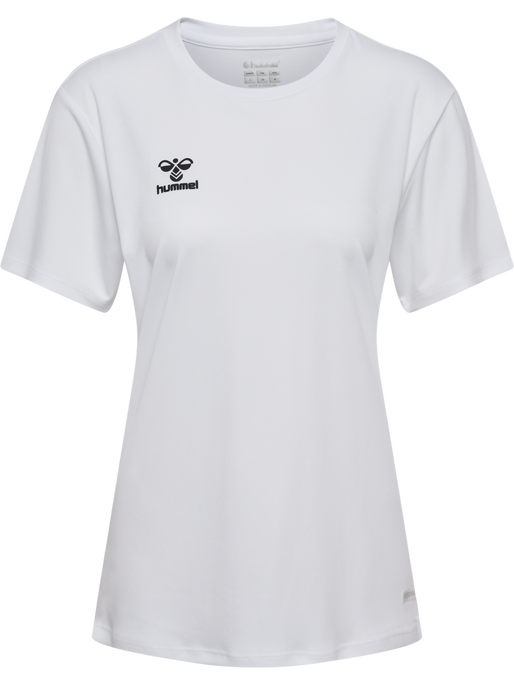 hmlESSENTIAL JERSEY S/S WOMAN, WHITE, packshot