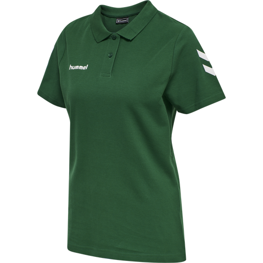 HMLGO COTTON POLO WO, EVERGREEN, packshot