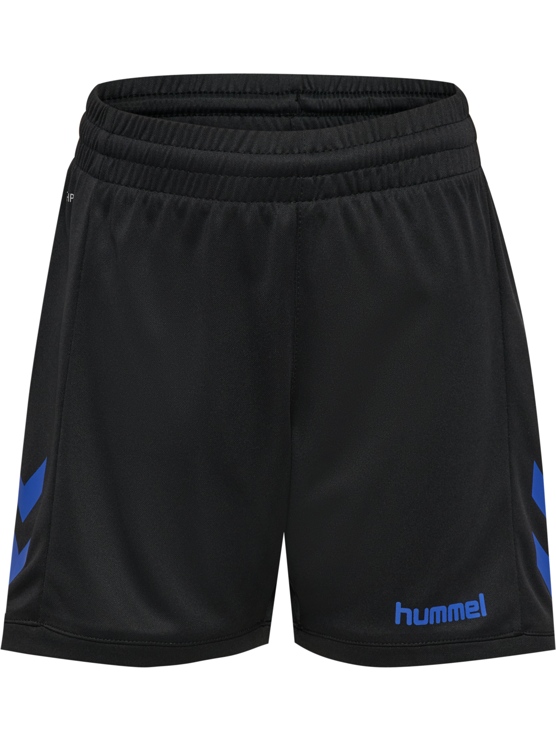 hmlBLAZE CLUB 26 POLY SHORTS KIDS, BLACK/BLUE, packshot