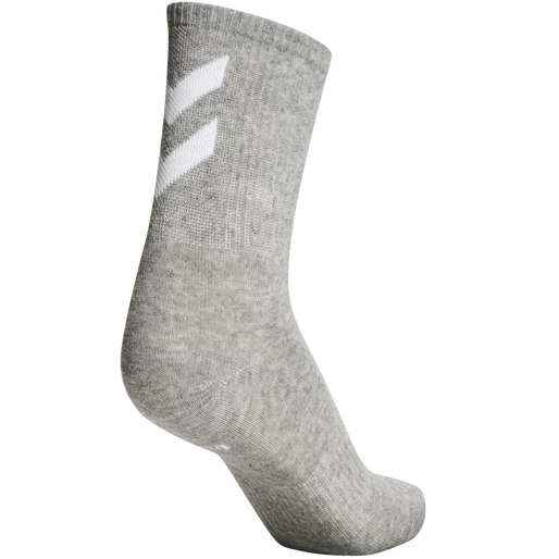 hmlCHEVRON 6-PACK SOCKS, BLACK/WHITE/GREY, packshot