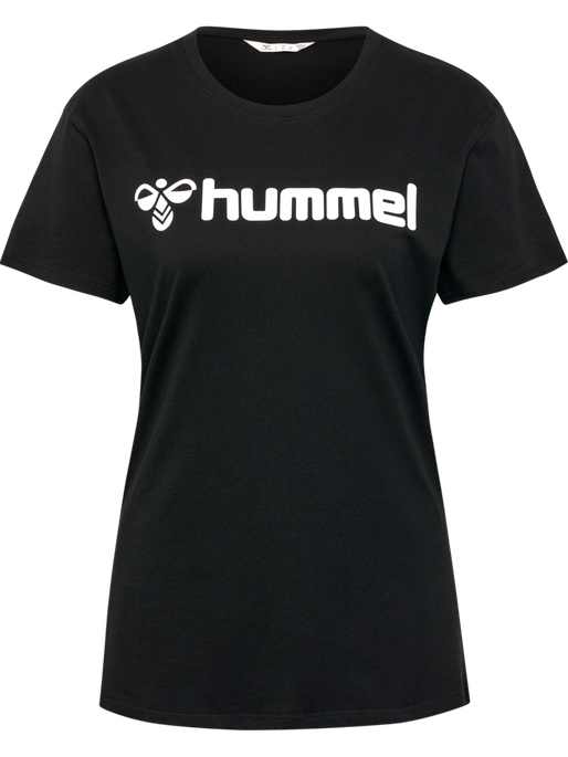 hmlGO 2.0 LOGO T-SHIRT S/S WOMAN, BLACK hmlGO 2.0 LOGO T-SHIRT S/S WOMAN, BLACK, packshot