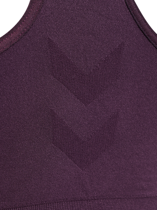 hmlTIF SEAMLESS SPORTS TOP, PLUM PERFECT, packshot