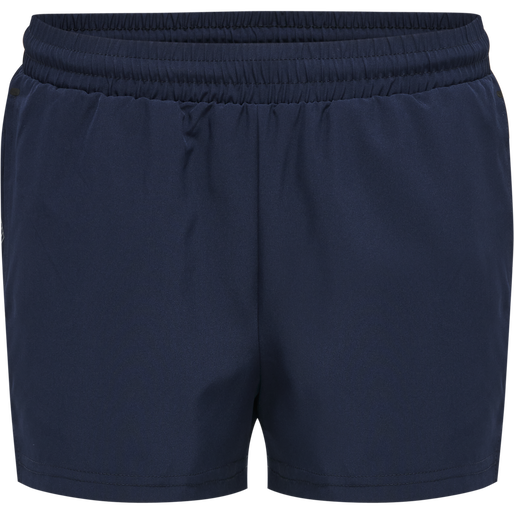 hmlMOVE GRID WOVEN SHORTS WOMAN, MARINE, packshot
