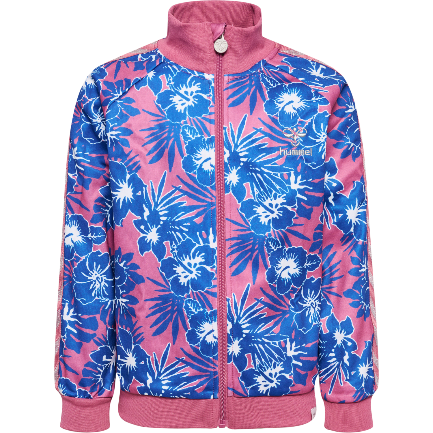 hmlFLOWERY ZIP JACKET, HEATHER ROSE, packshot