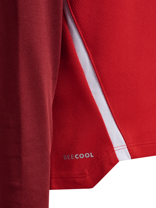 hmlLEAD 2.0 CREW SWEAT KIDS, TRUE RED/MAROON, packshot