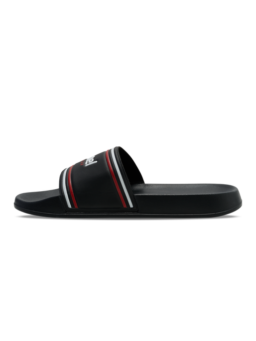 POOL SLIDE RT, BLACK/WHITE/RED, packshot