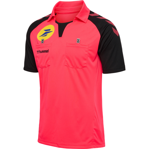 FFHB REFEREE JERSEY S/S, DIVA PINK, packshot
