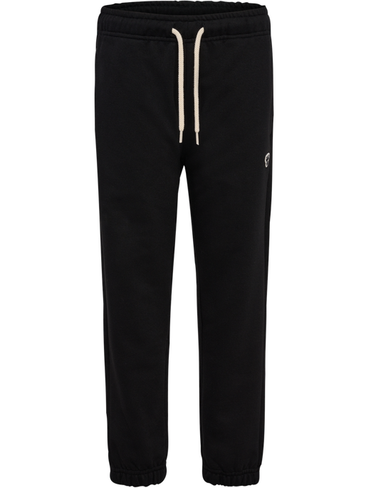 hmlJR LOOSE SWEATPANTS BEE, BLACK, packshot
