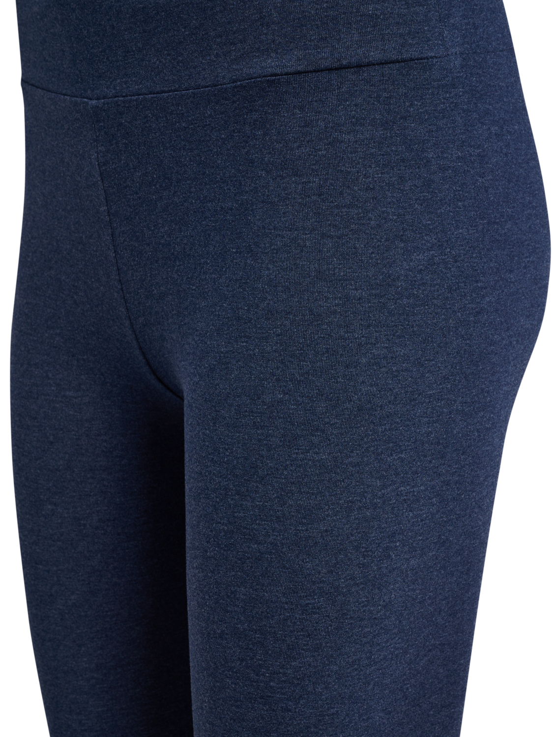 hmlPULSE LOGO MW TIGHTS, DRESS BLUE MELANGE, packshot