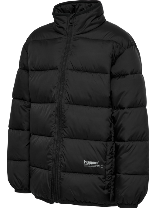 hmlJR LIGHTWEIGHT PUFFER JACKET, BLACK hmlJR LIGHTWEIGHT PUFFER JACKET, BLACK, packshot