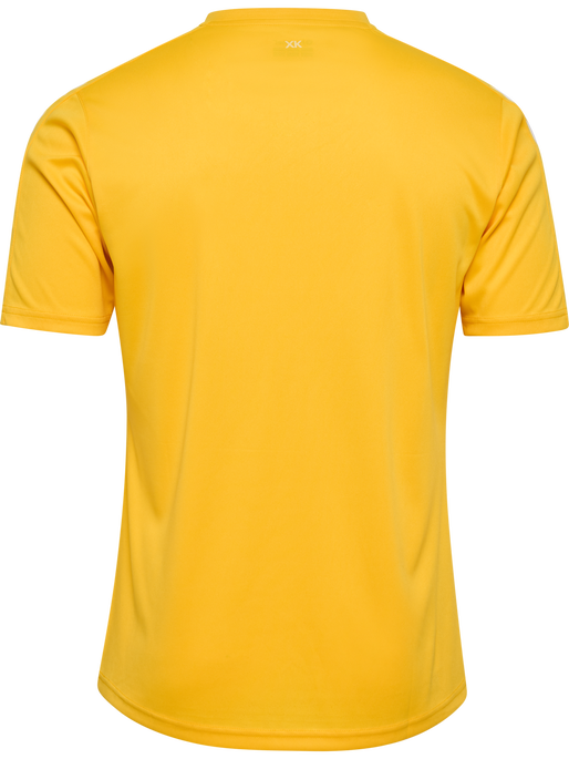 hmlCORE XK POLY JERSEY S/S, SPORTS YELLOW, packshot