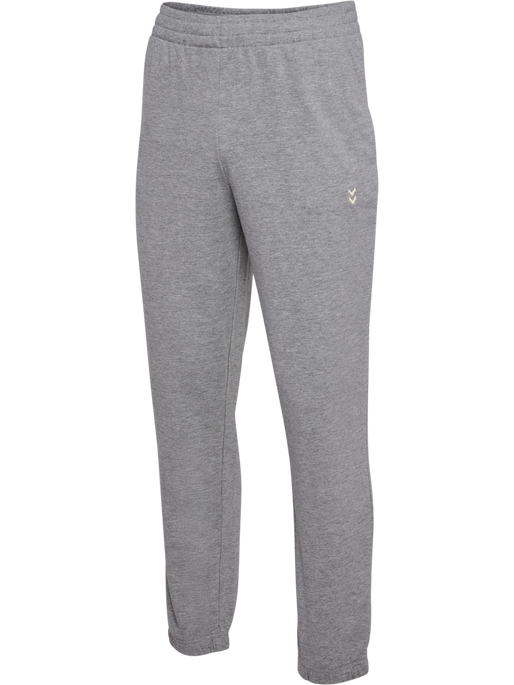 hmlPULSE SWEAT PANTS, GREY MELANGE, packshot