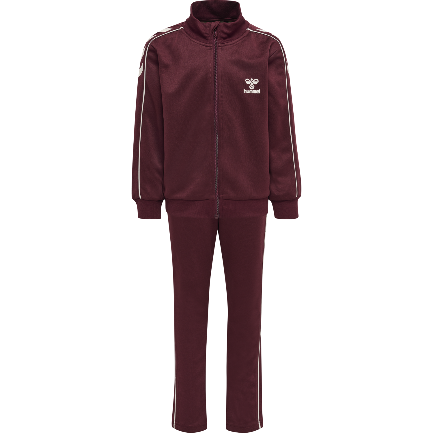 hmlTRACK TRACKSUIT, WINDSOR WINE, packshot