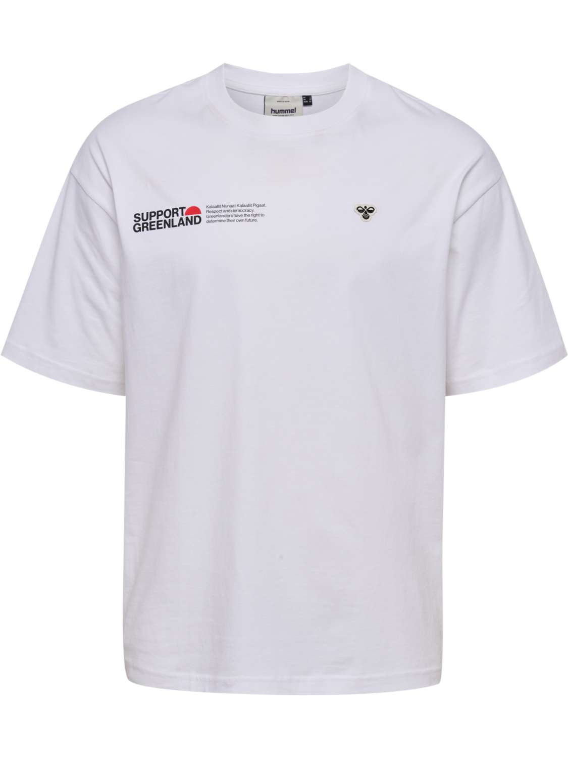 hmlGREENLAND T-SHIRT S/S, WHITE, packshot